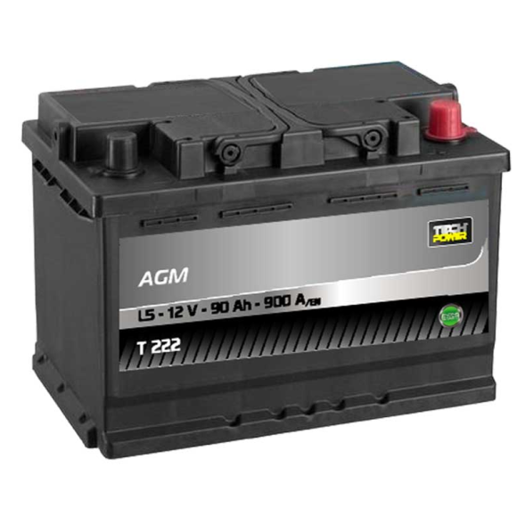 Batterie 12V 90Ah AGM Tech Power Start & Stop -  - Ihr  wassersport-handel